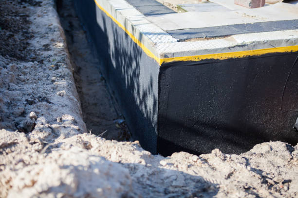 Residential Waterproofing installation at a Holbrook, NY home by SJ Waterproofing Pros