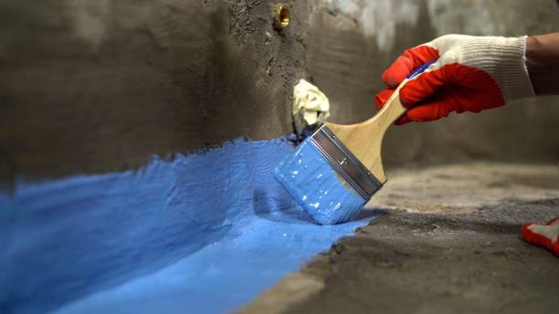 Commercial Waterproofing project at a Holbrook, NY business property by SJ Waterproofing Pros